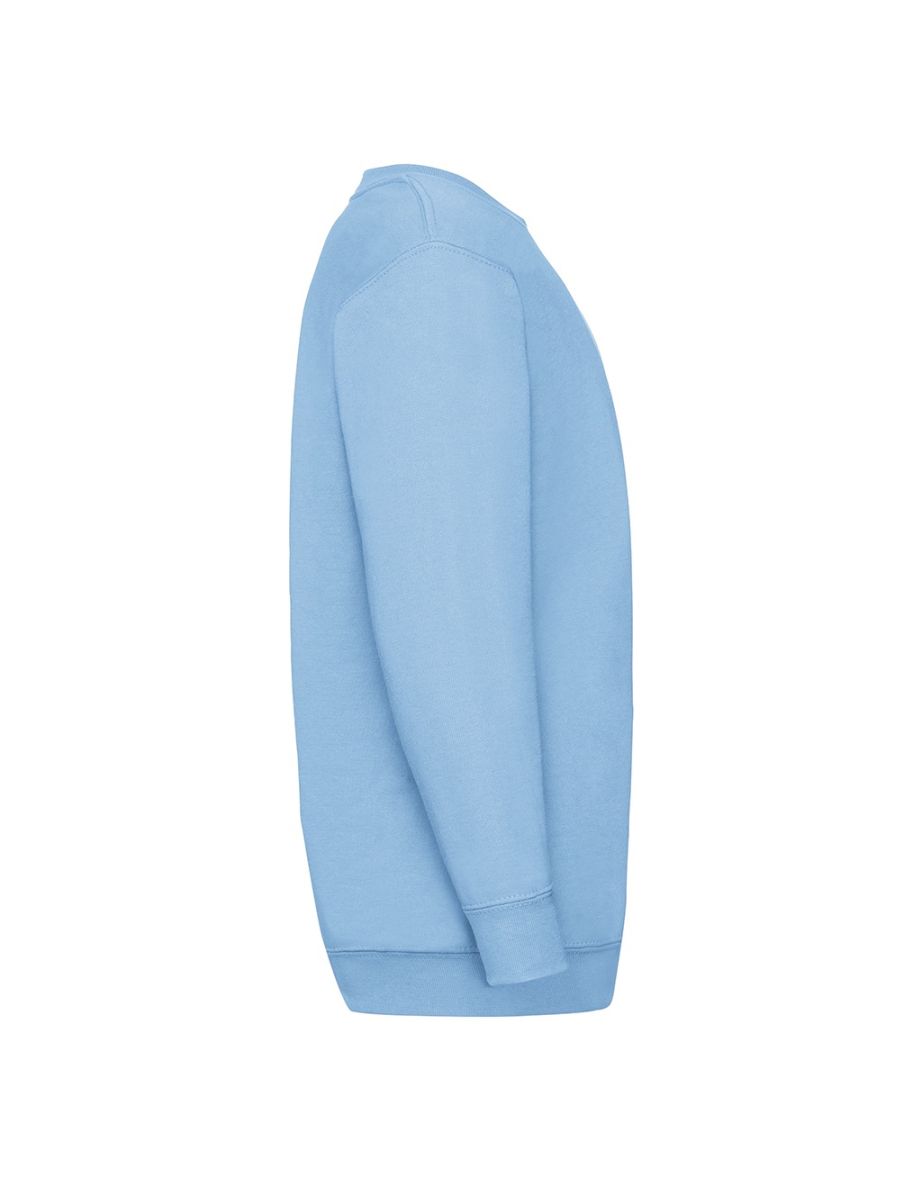 Fruit Of The Loom Kids Unisex Classic 80/20 Set-In Sweatshirt (Pack of 2) - Sky Blue - 2