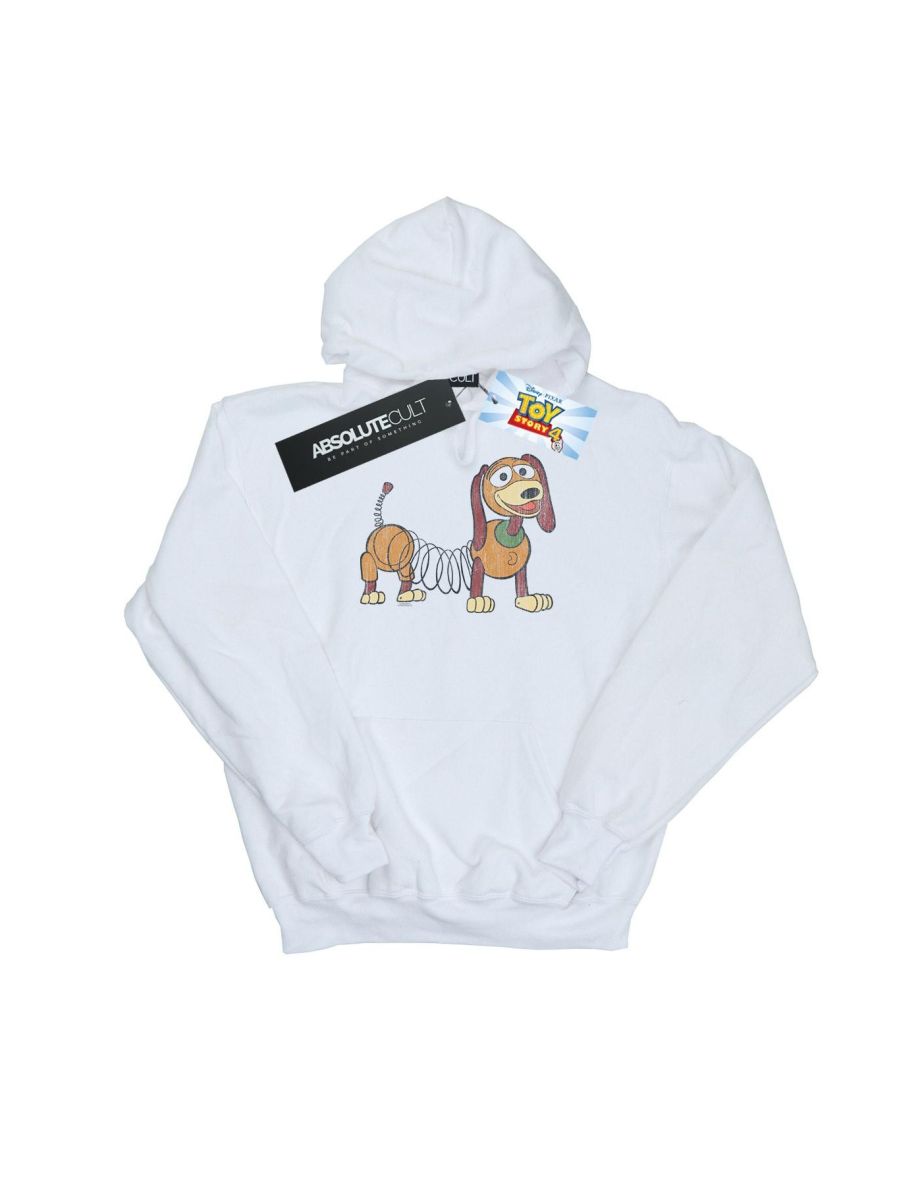 Disney Girls Toy Story 4 Slinky Pose Hoodie - White