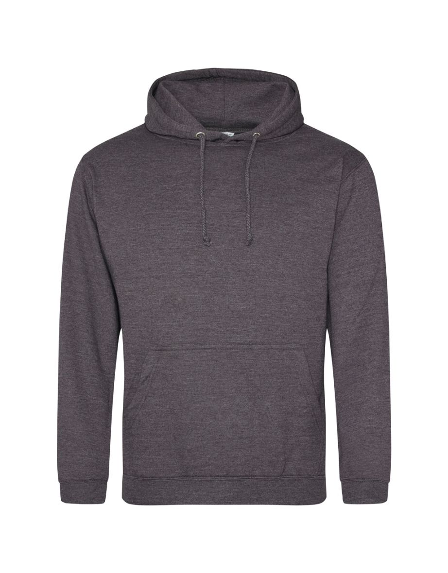 Awdis Unisex Adult College Hoodie - Charcoal