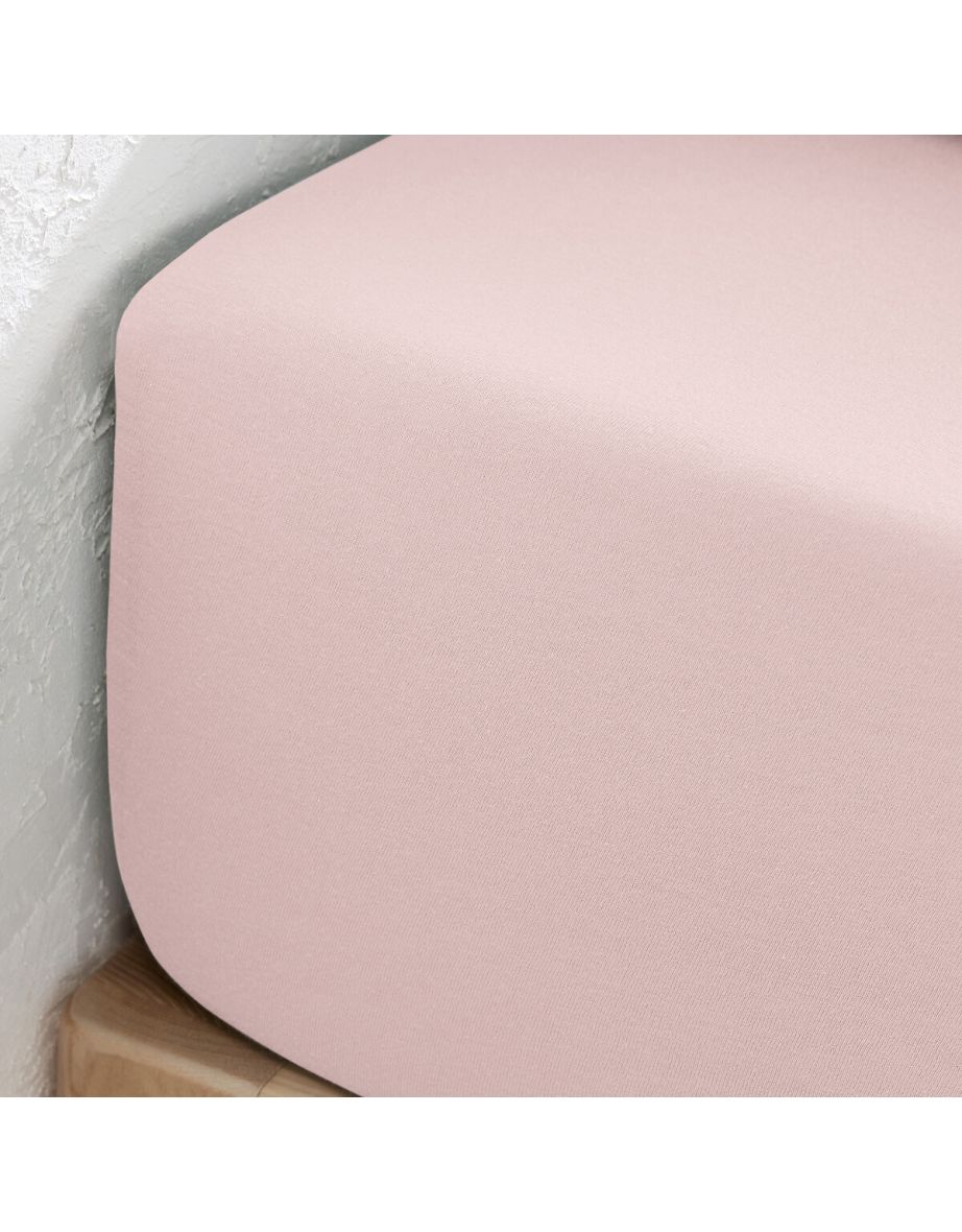 Stretch Cotton Jersey Fitted Sheet - 2