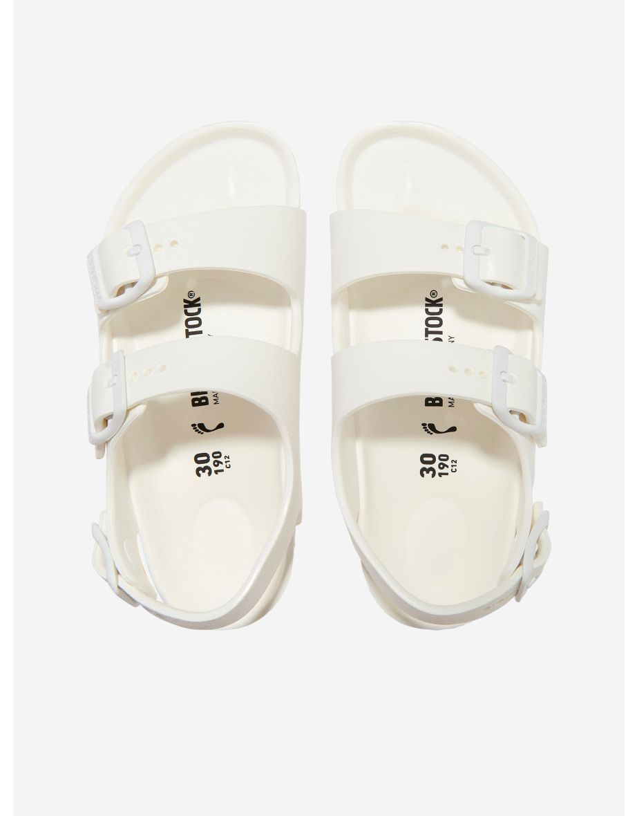 Kids Milano Eva Sandals in White - 3