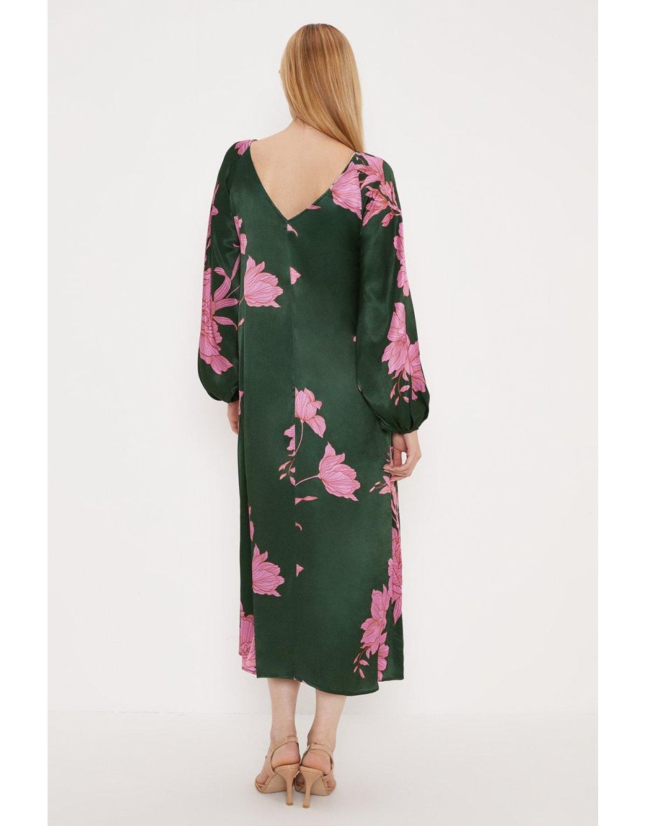 Oasis Green Midaxi Evening Dress - 2