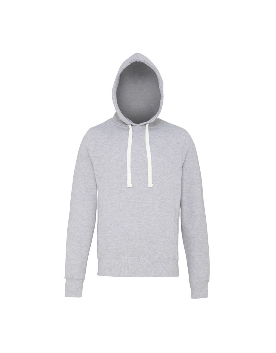 AWDis Just Hoods Mens Chunky Pullover Hoodie - Heather Grey