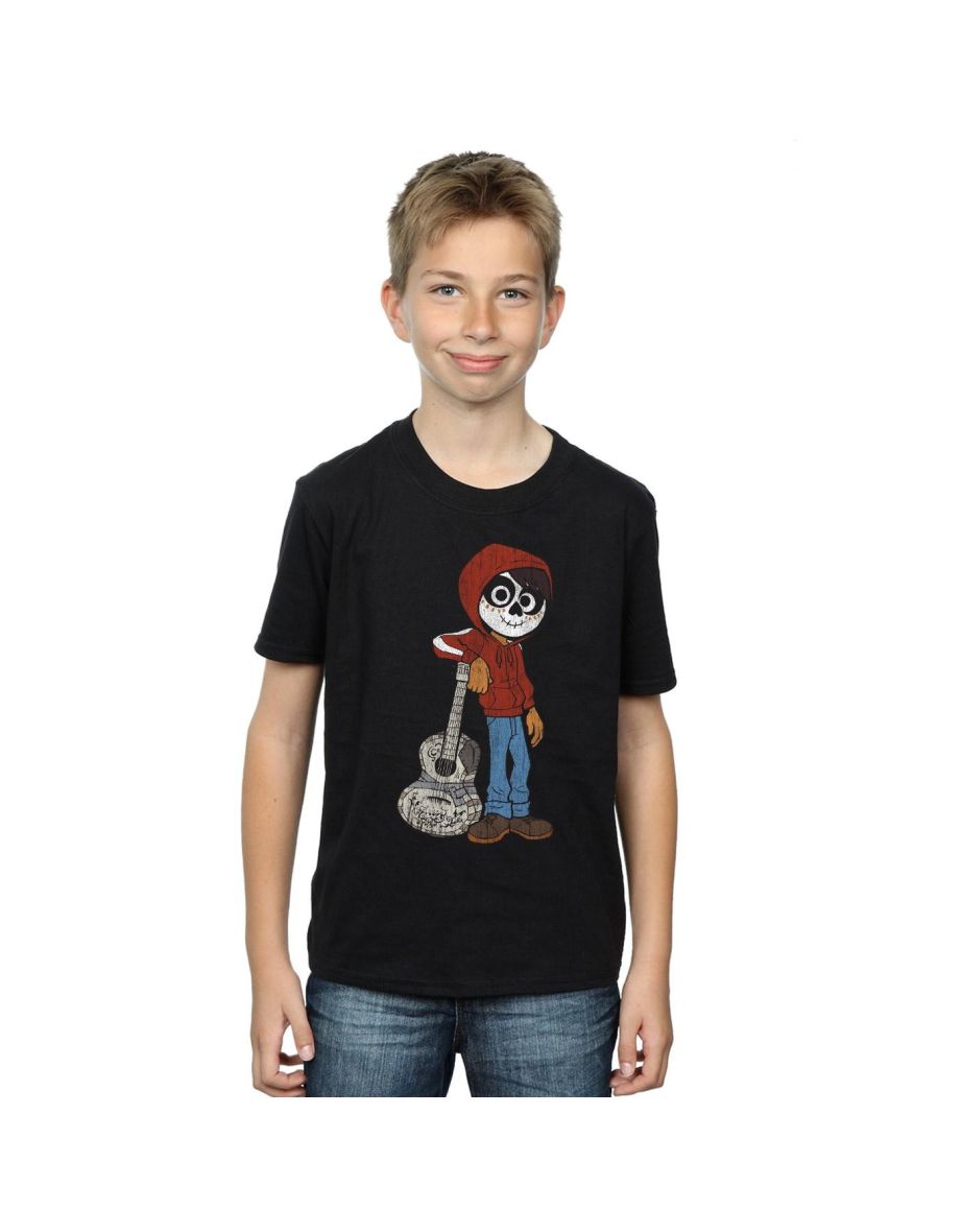 Disney Boys Coco Miguel With Guitar T-Shirt - Black