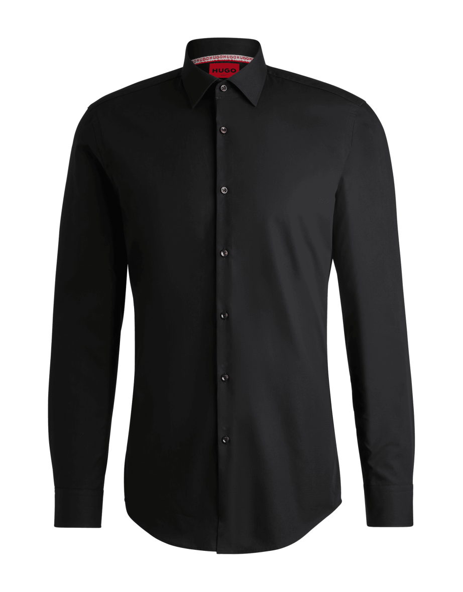 Men's Hugo Slim-Fit Shirt in Black - 5