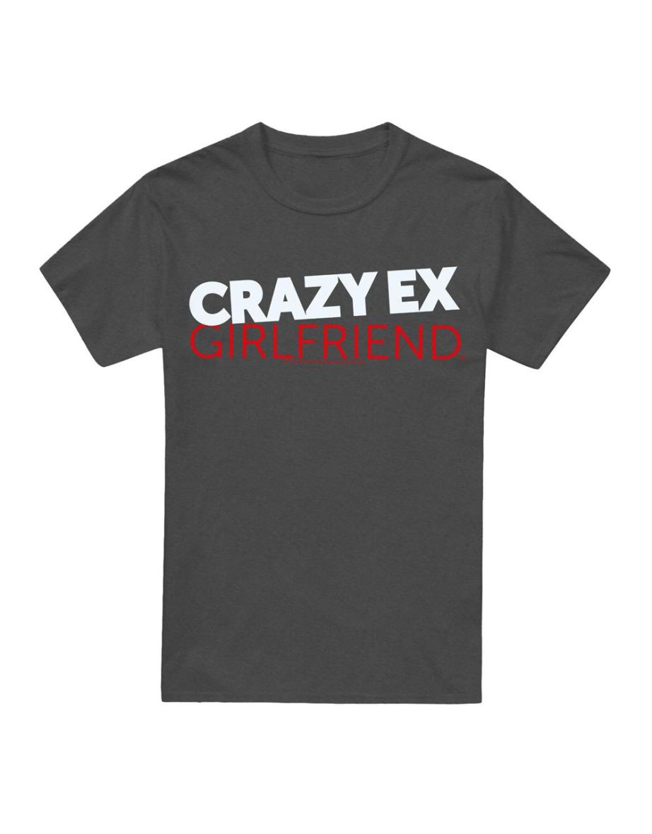 Crazy Ex-Girlfriend Unisex Adult Logo T-Shirt - Charcoal