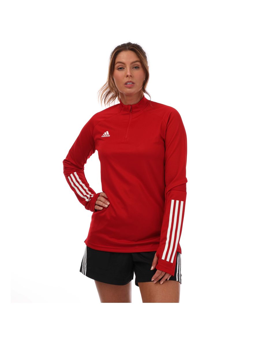 Shop Women s adidas Condivo 20 Training Top in Red Online in Bahrain VogaCloset