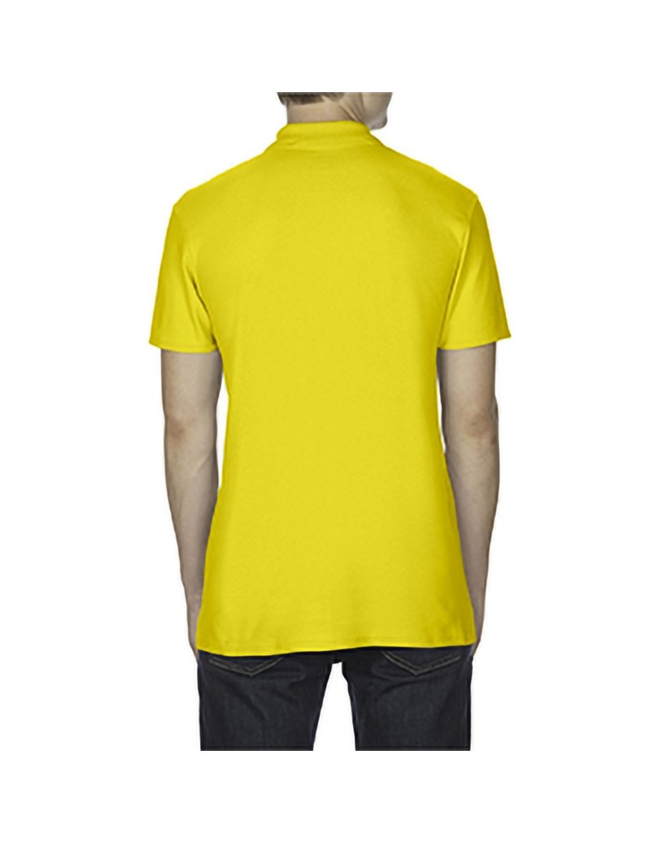 Gildan Softstyle Mens Short Sleeve Double Pique Polo Shirt - Daisy - 2