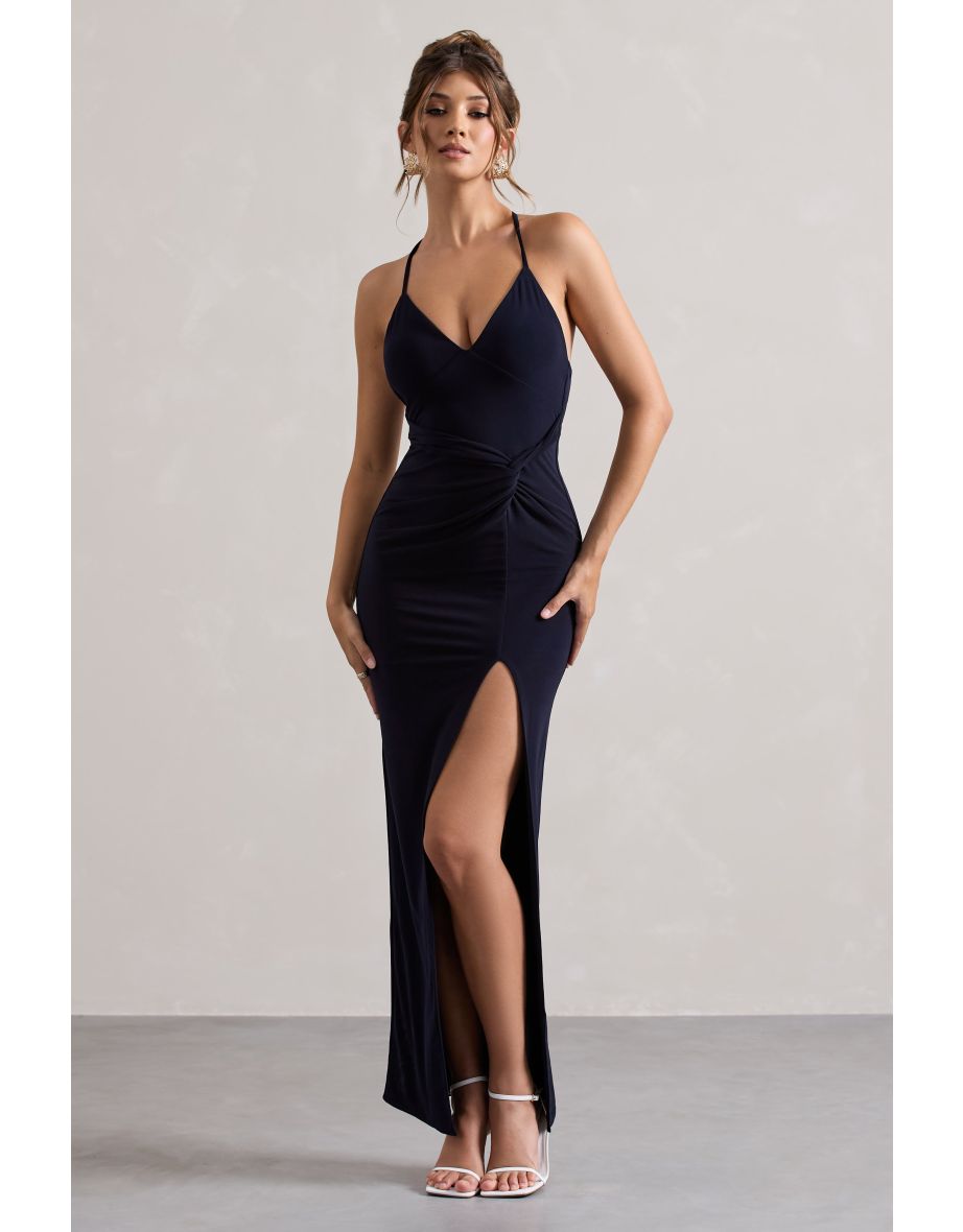 Halter neck wrap dress online