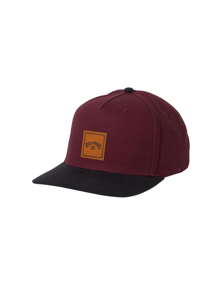 Billabong Mens Stacked Peaked Cap Visor Hat Adjustable Snapback Trucker