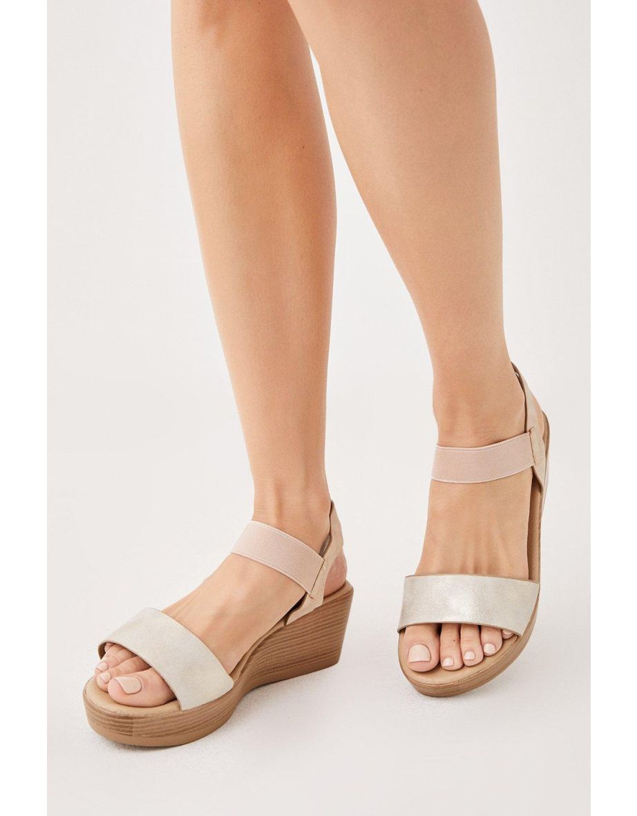 Helenka strappy hot sale wedge sandal