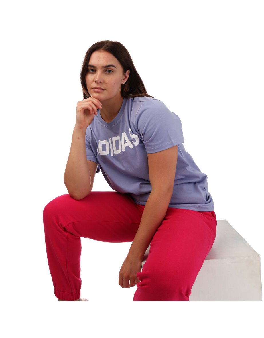 Women's adidas Originals Streetball T-Shirt in Purple - 3