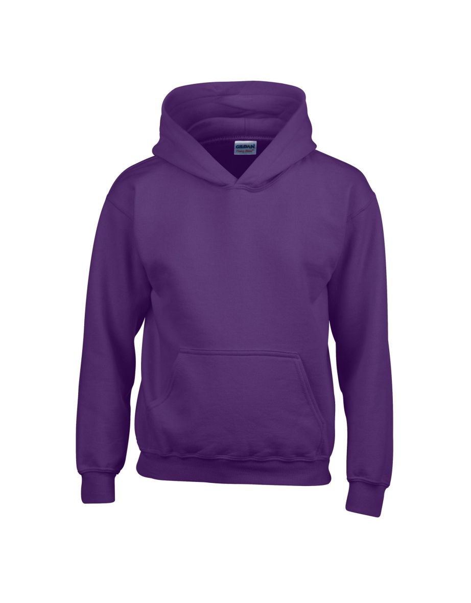 Gildan Childrens/Kids Heavy Blend Hoodie - Purple