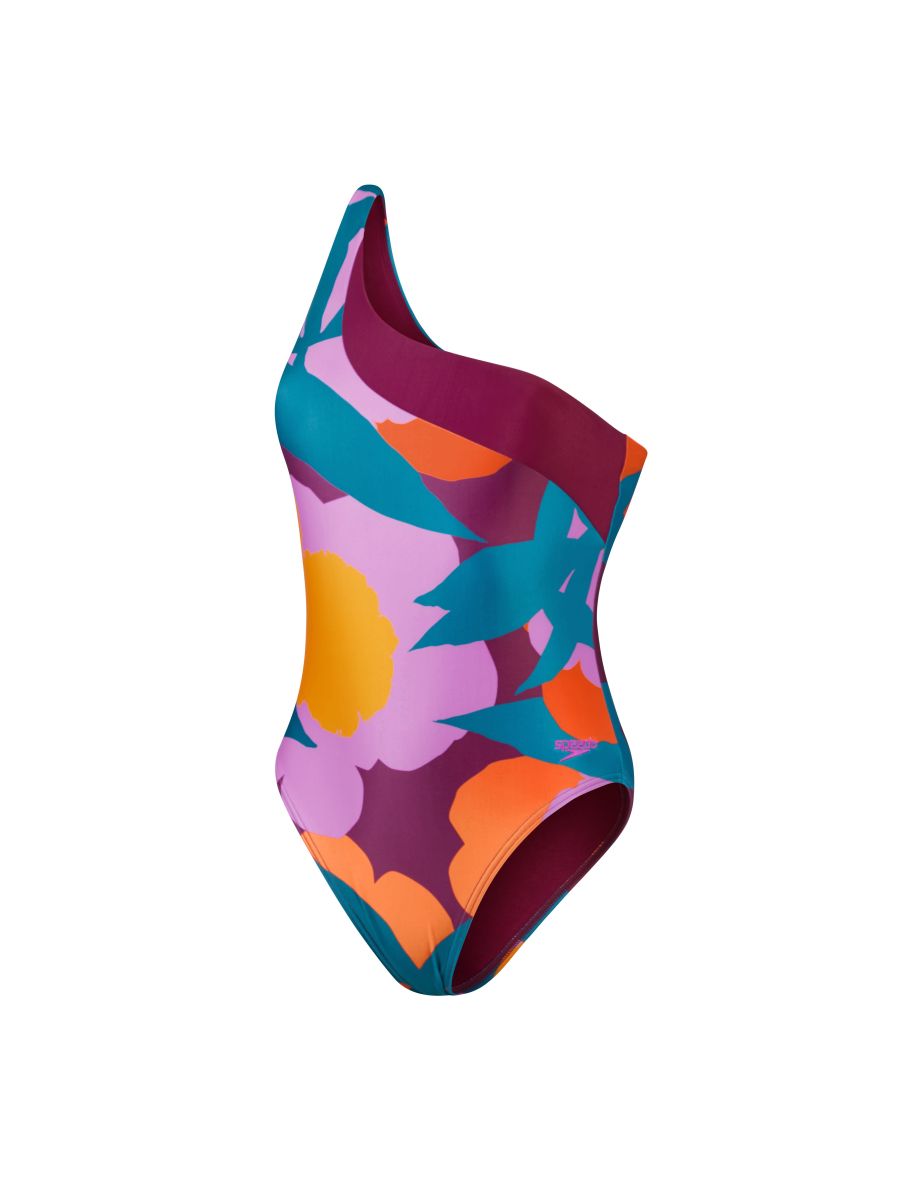 Women's Speedo Printed Asymmetic 1 Piece Swimsuit in other