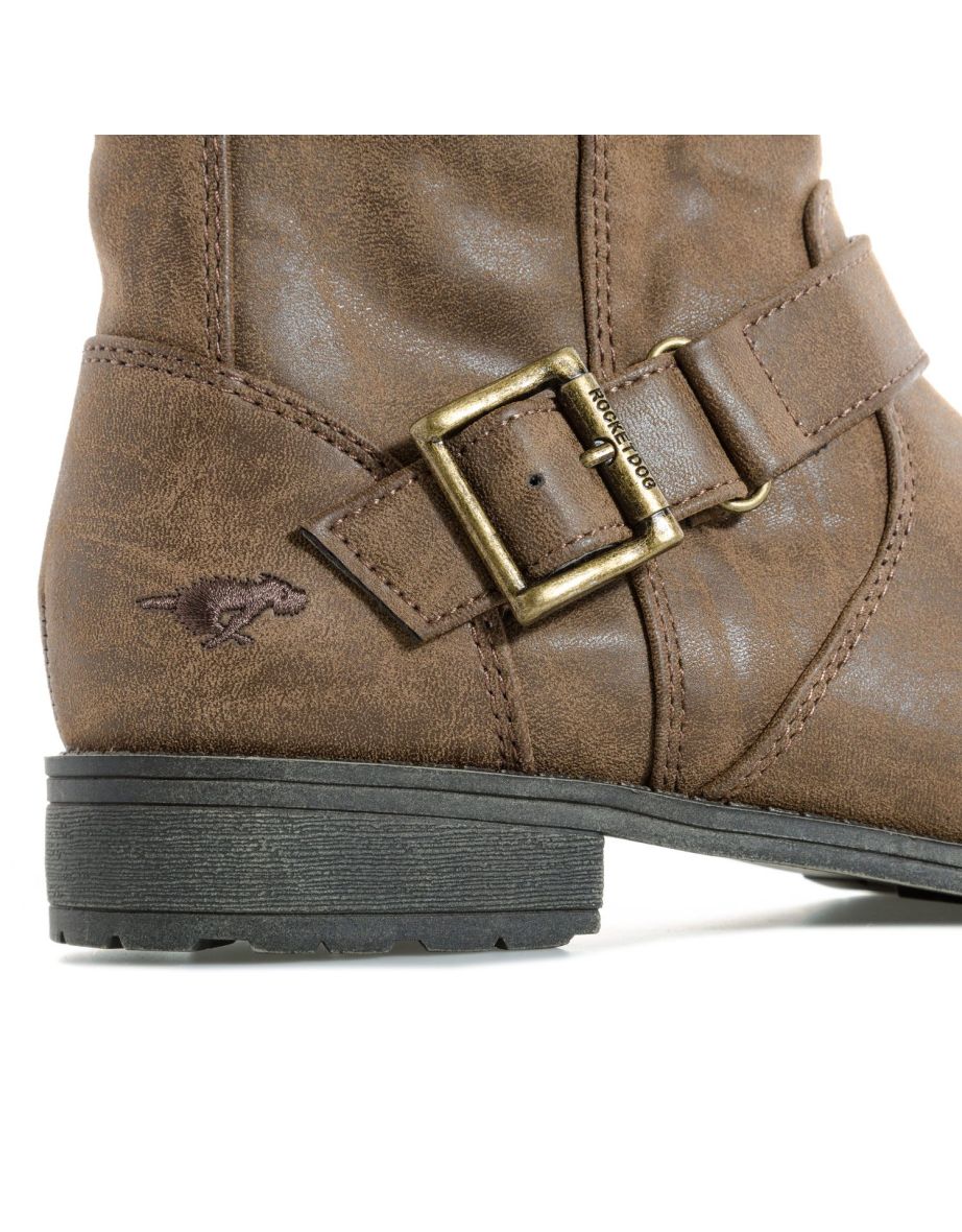 Women's Rocket Dog Berry Heirloom Boots in Brown - 5