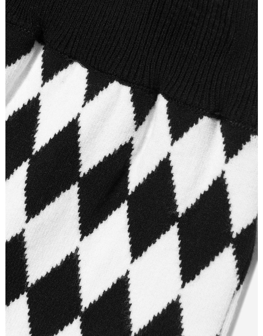 Balmain Girls Knitted Skirt in Black - 3