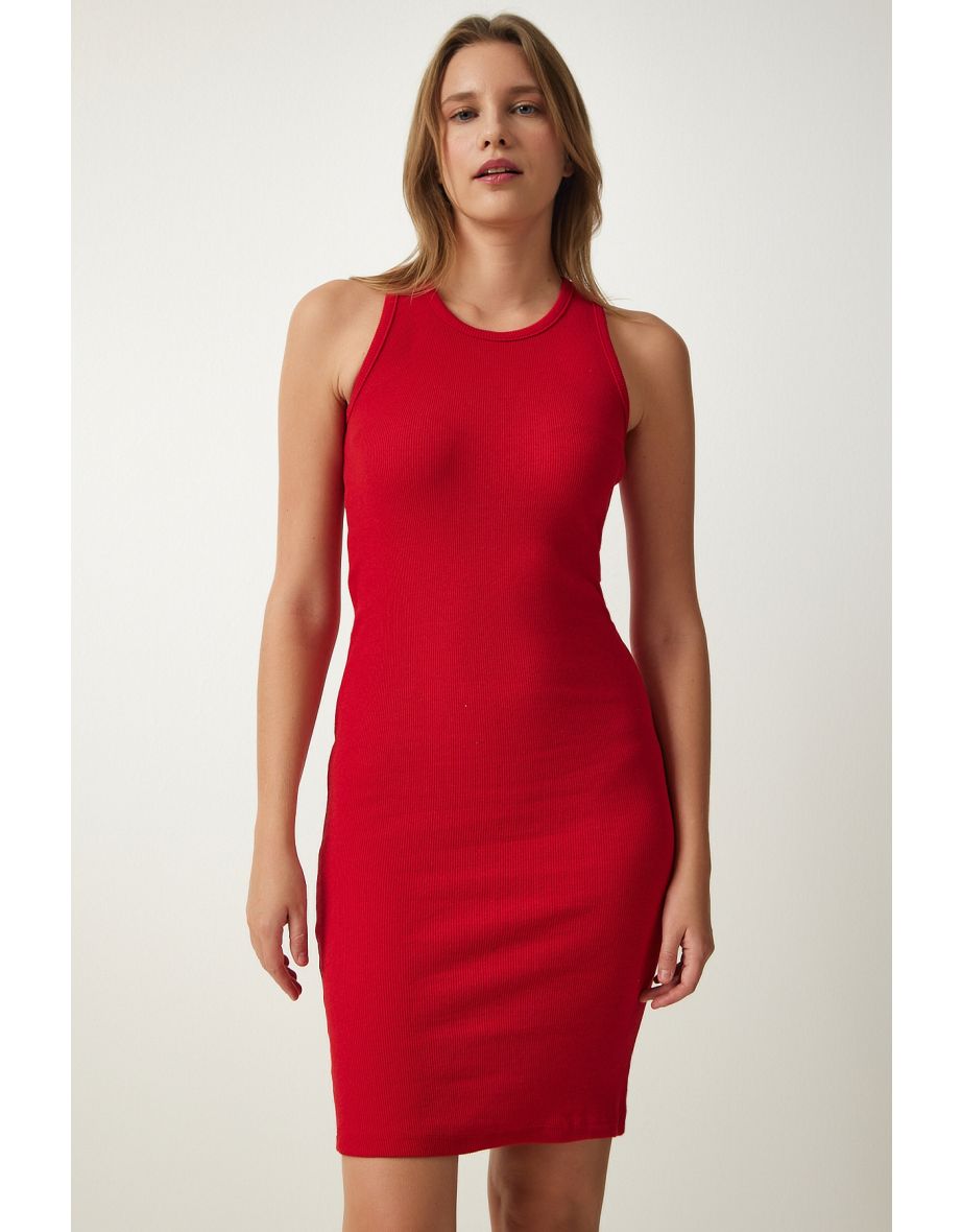 Red Bodycon Mini Dress