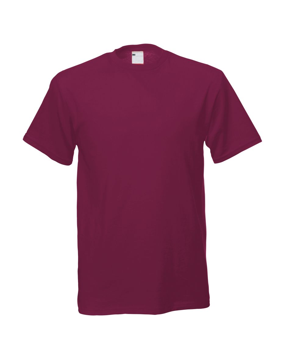 Mens Short Sleeve Casual T-Shirt - Oxblood