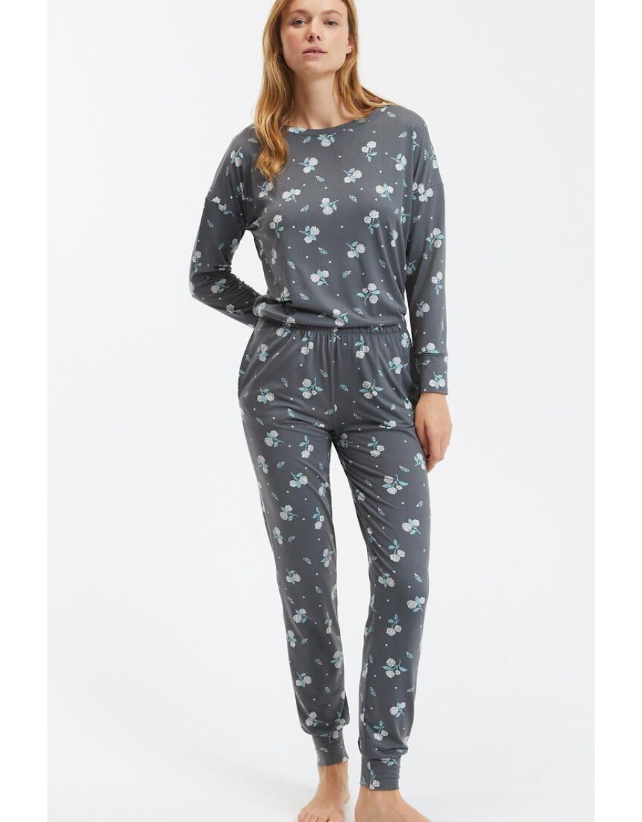 Printed Long Sleeve Pyjamas