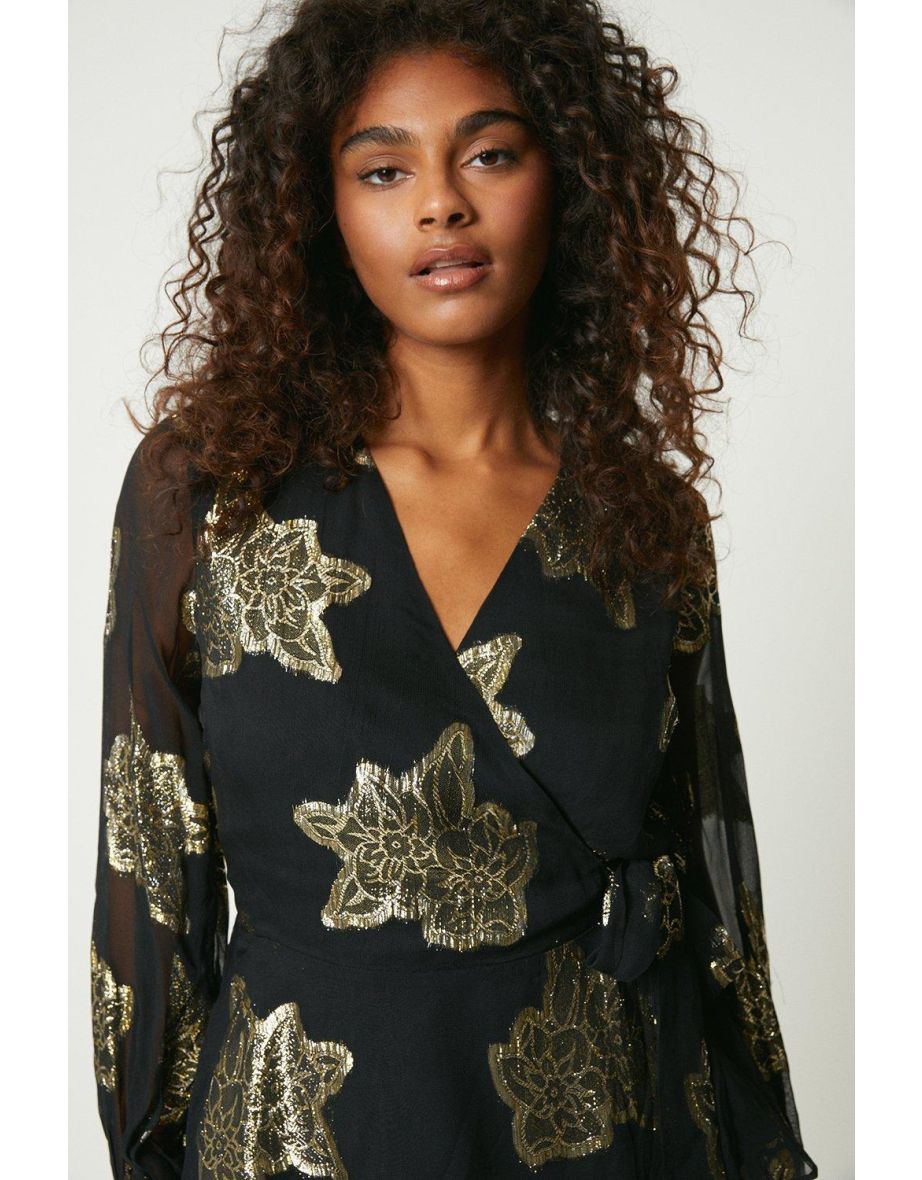 Chiffon Wrap Blouse - 3
