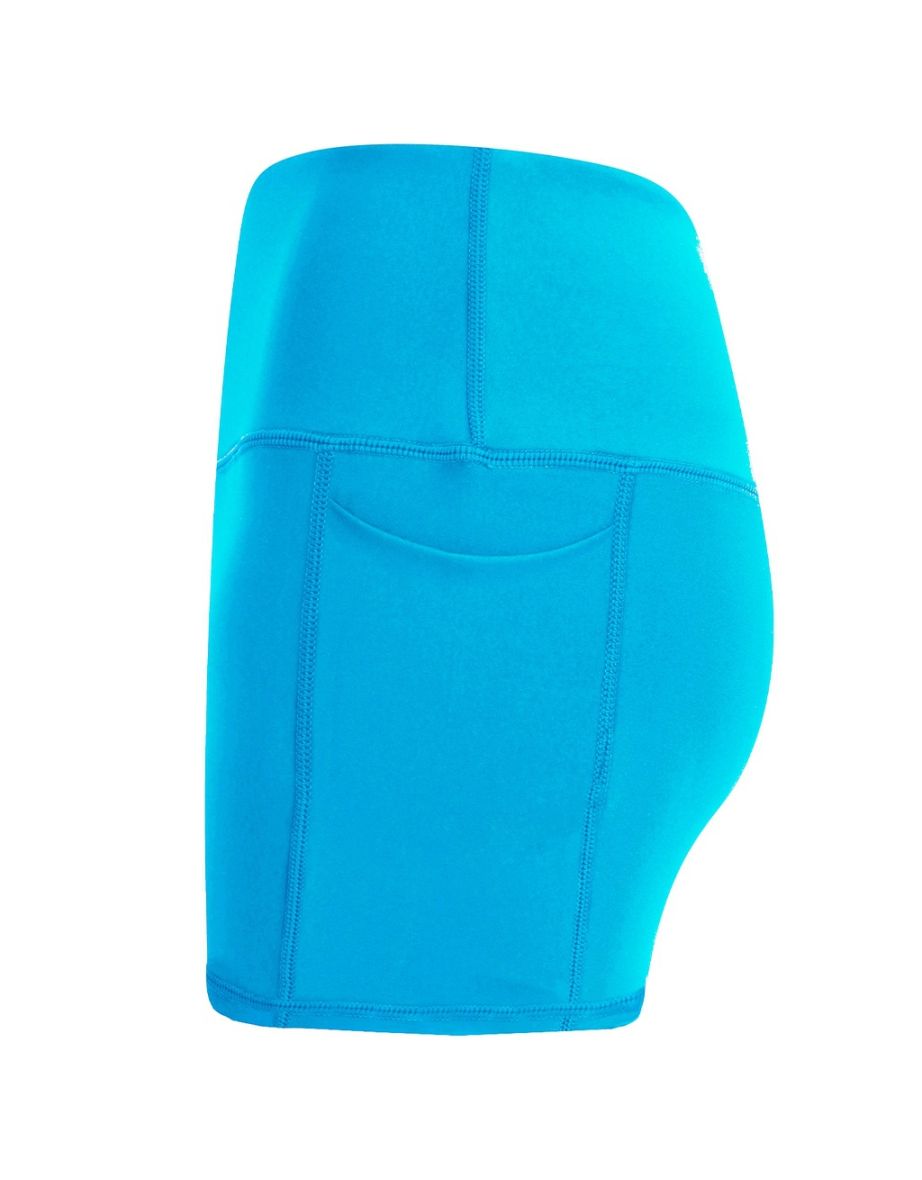 Tombo Womens/Ladies Pocket Shorts - Turquoise Blue - 2