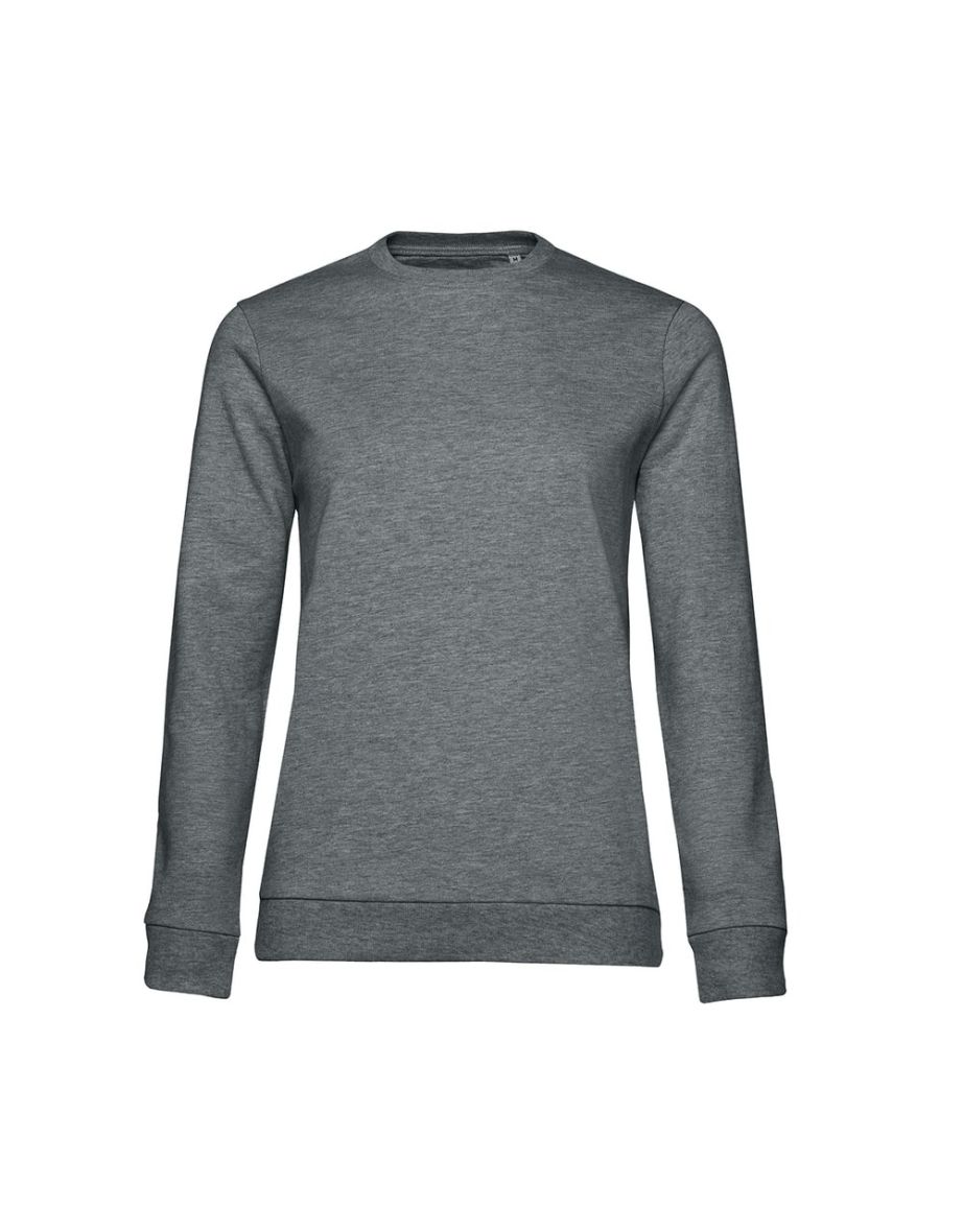 B&C Womens/Ladies Set-in Sweatshirt - Mid Grey Heather