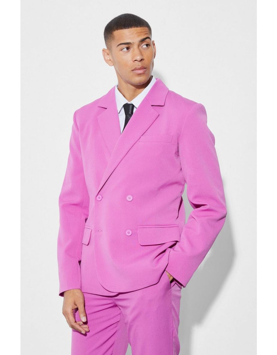 Boohooman pink shop jacket