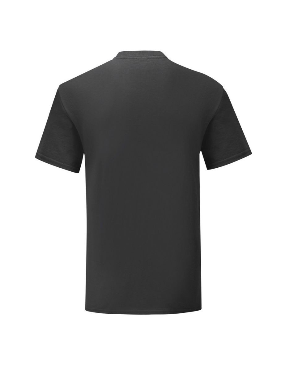 Fruit Of The Loom Mens Iconic 150 V Neck T-Shirt - Black - 1