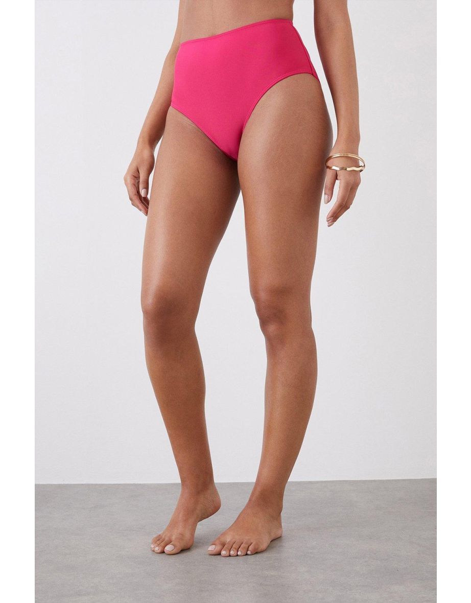 High Waist Bikini Bottoms - 1