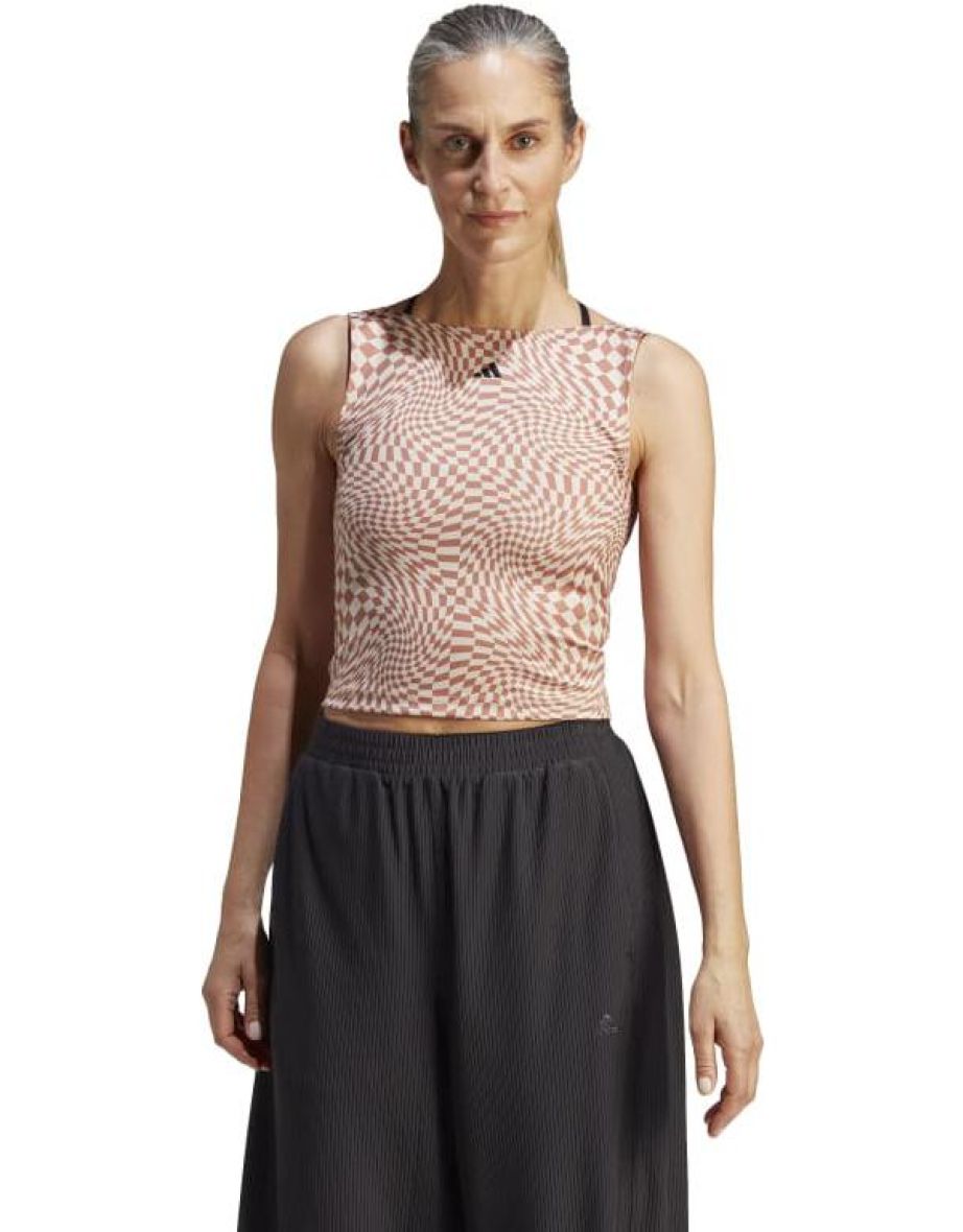 Print Clash Yoga Tank Top