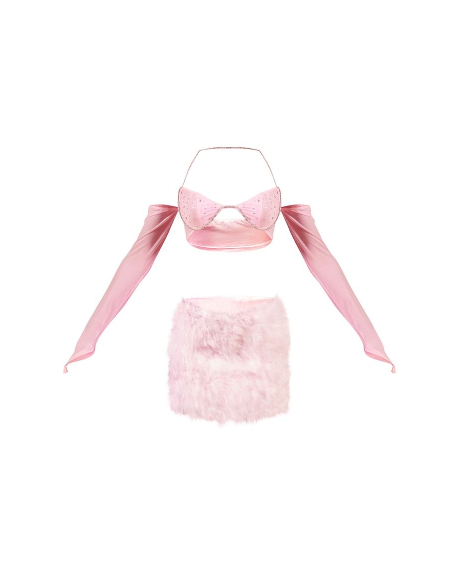 Pink Sexy Carnival Princess Halloween Costume - 4