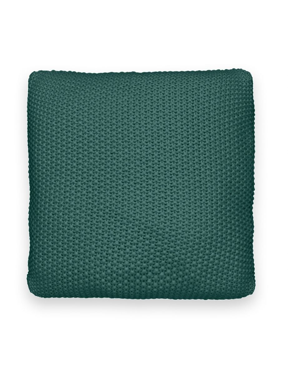 WESTPORT Green Knitted Cushion Cover