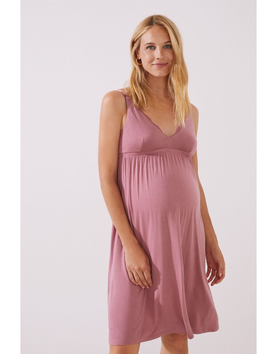 Maternity Modal Sleep Dress, Modal Sleep Dress