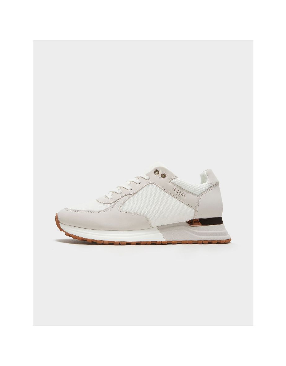 Men's Mallet Lux Gum Trainers in Cream
