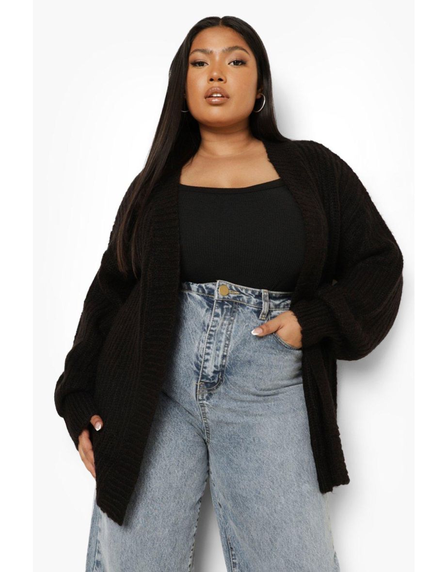 Chunky knit plus deals size cardigan