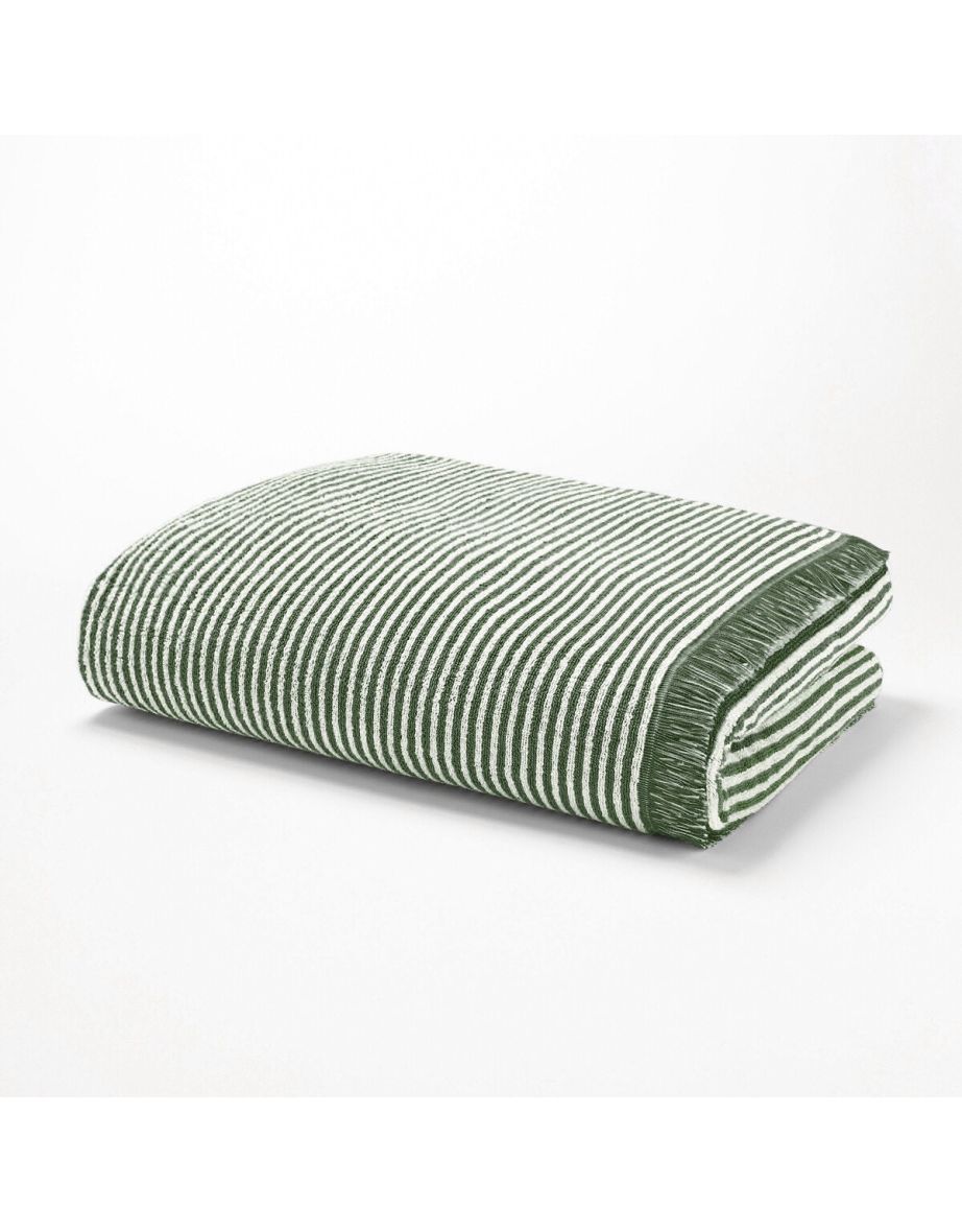 Malo Large Striped Bath Towel