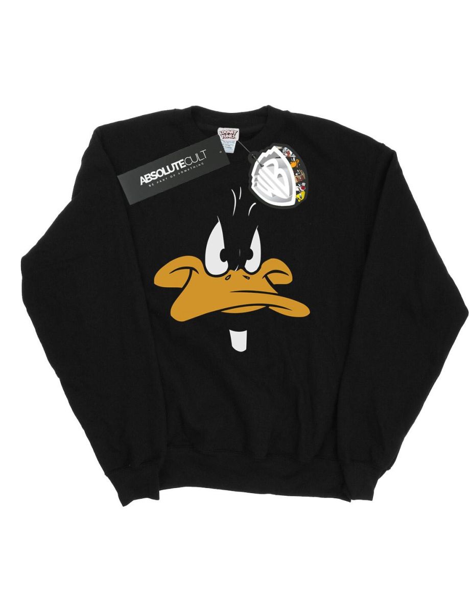 Shop Looney Tunes Boys Daffy Duck Big Face Sweatshirt - Black Online in  Bahrain | VogaCloset