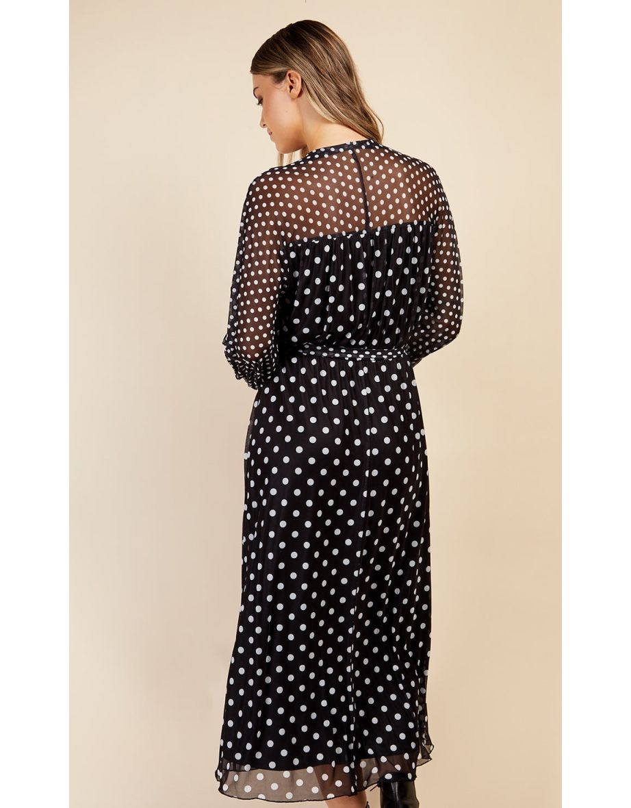Multi Spot Midaxi Dress by Vogue Williams - 3