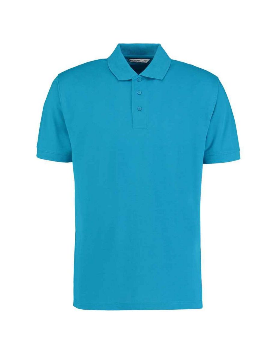 Kustom Kit Mens Klassic Piqué Polo Shirt - Turquoise