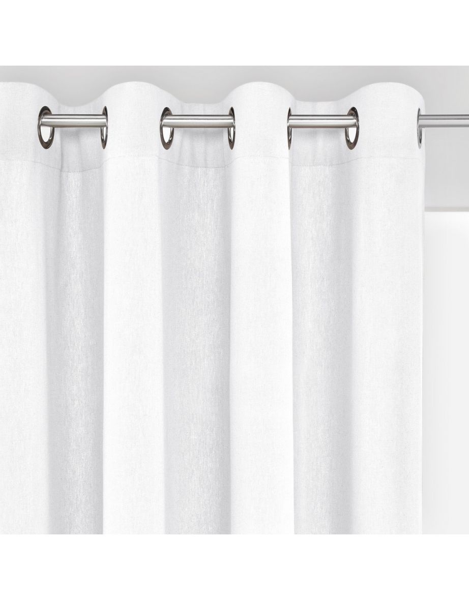Taïma Linen/Cotton Eyelet Single Curtain