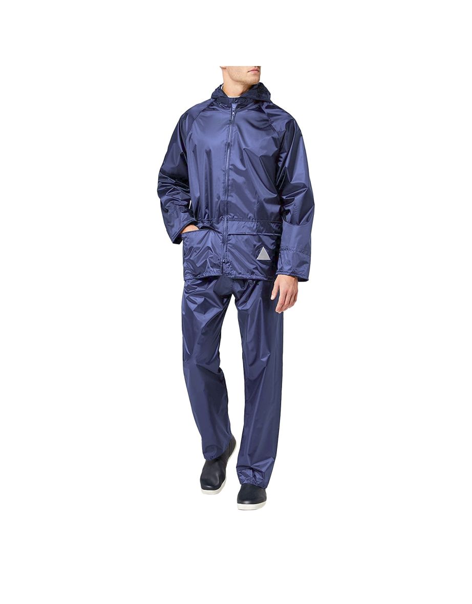 Result Mens Heavyweight Waterproof Rain Suit (Jacket & Trouser Suit) - Royal