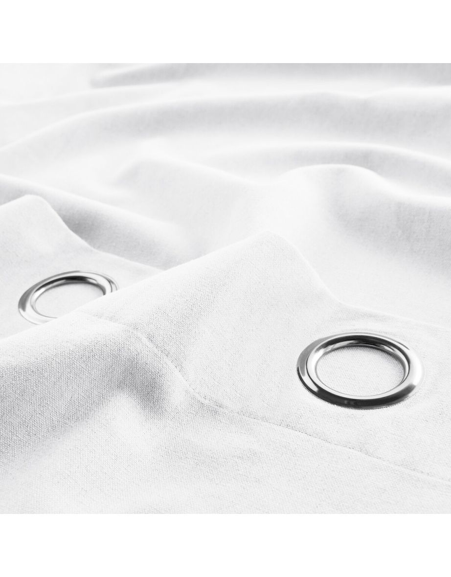 Taïma Linen/Cotton Eyelet Single Curtain - 3