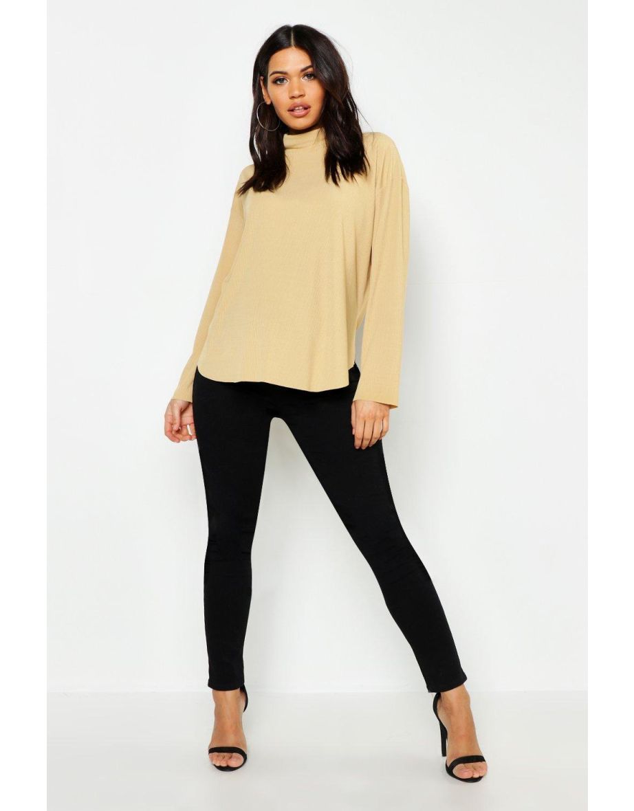 Maternity Over Bump Skinny Stretch Jeans - black