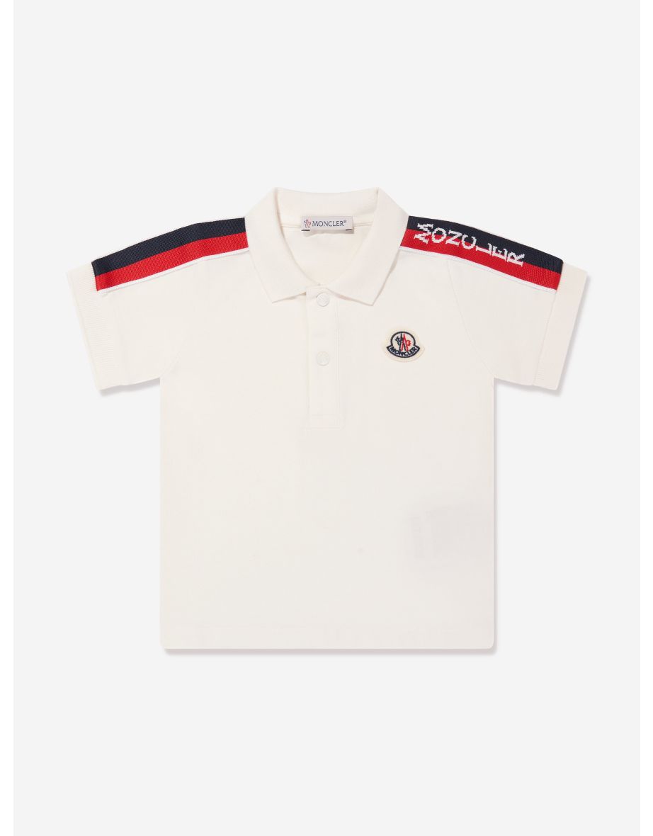 Baby Boys Polo Shirt in White
