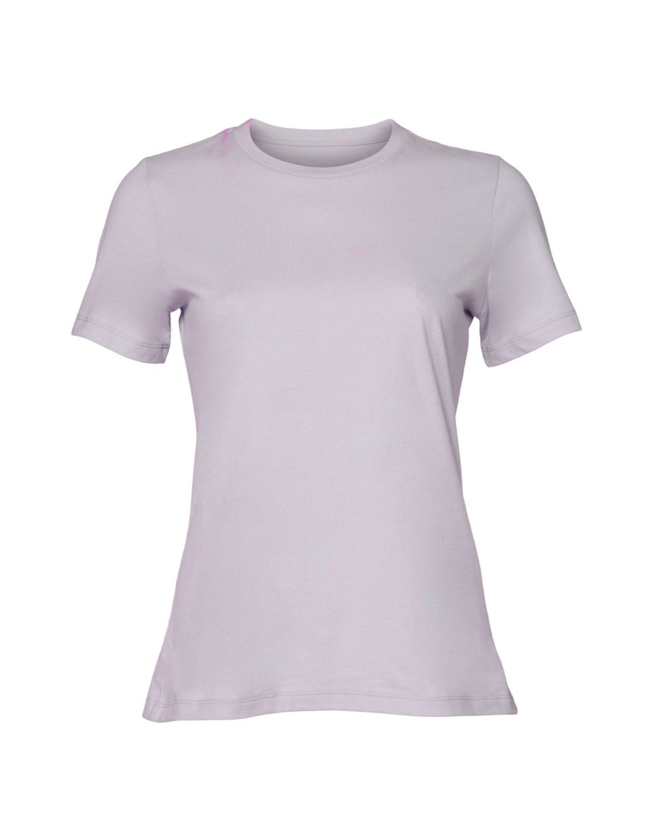 Bella + Canvas Womens/Ladies Jersey Short-Sleeved T-Shirt - Lavender Dust