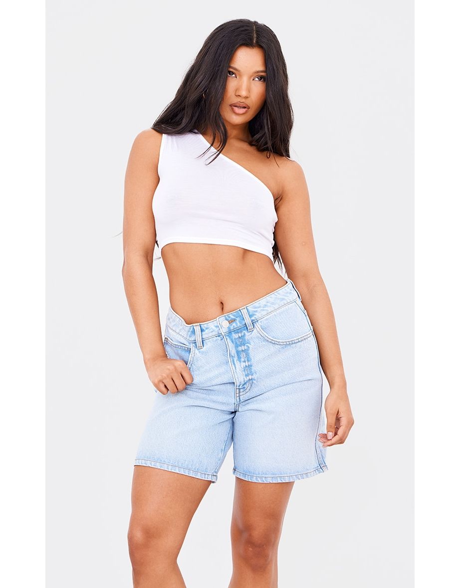 Loose fitting jean shorts hotsell