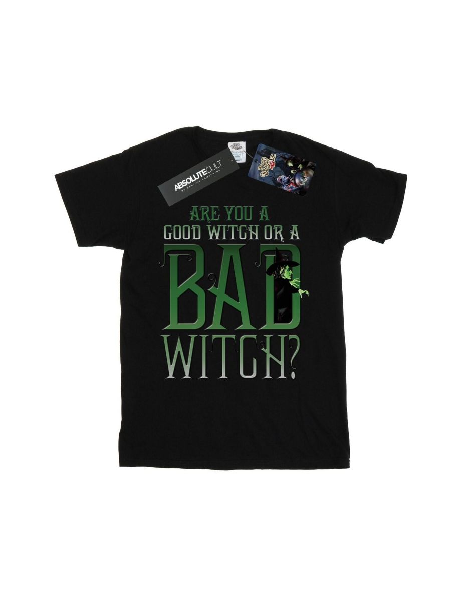 The Wizard Of Oz Boys Good Witch Bad Witch T-Shirt - Black