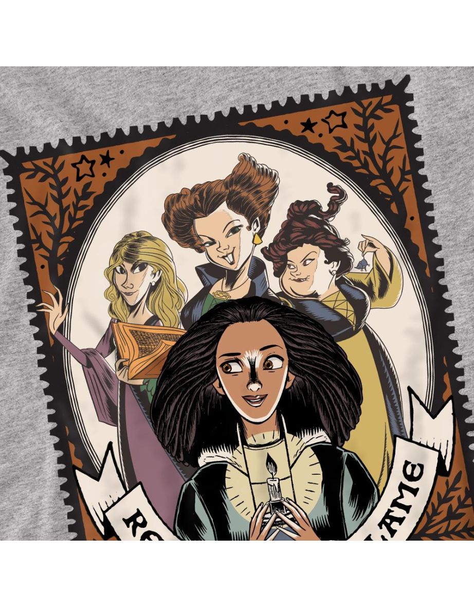 Hocus Pocus 2  Adult Reclaim The Flame Becca Stamp T-Shirt - Sport Heather - 2