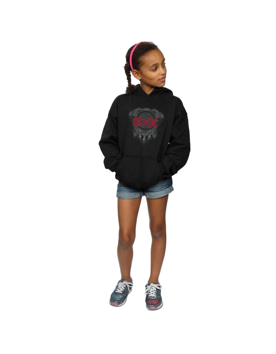 AC/DC Girls Black Ice With Red Hoodie - Black - 2