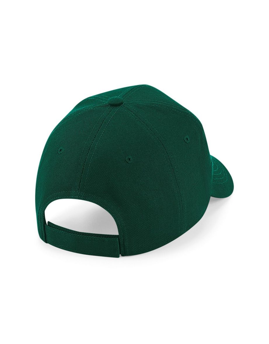 Beechfield Unisex Ultimate 6 Panel Cap - Bottle Green - 1